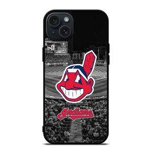 CLEVELAND INDIANS MLB ICON iPhone 15 Plus Case Cover