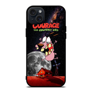 COURAGE THE COWARDLY DOG SPACE iPhone 15 Plus Case Cover