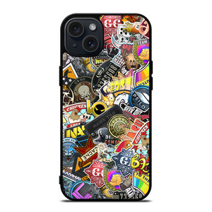 CSGO STICKER BOMB iPhone 15 Plus Case Cover CSGO STICKER BOMB iPhone 15 Plus Case Cover