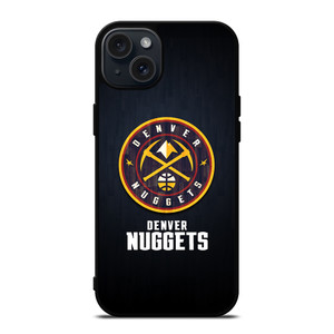 DENVER NUGGETS WOODEN LOGO iPhone 15 Plus Case Cover DENVER NUGGETS WOODEN LOGO iPhone 15 Plus Case Cover