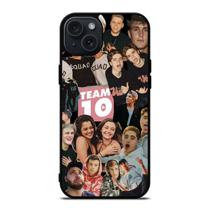 DOBRE BROTHERS TEAM 10 COLLAGE iPhone 15 Plus Case Cover DOBRE BROTHERS TEAM 10 COLLAGE iPhone 15 Plus Case Cover