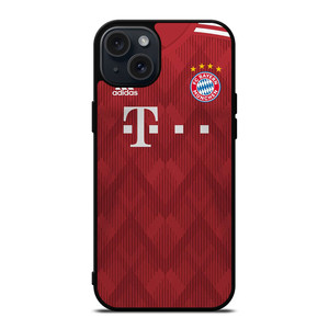 FC BAYERN MUNCHEN JERSEY RED iPhone 15 Plus Case Cover FC BAYERN MUNCHEN JERSEY RED iPhone 15 Plus Case Cover