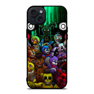 FIVE NIGHTS AT FREDDY'S GANG iPhone 15 Plus Case Cover