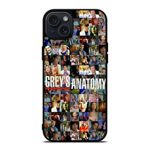 GREY'S ANATOMY COLLAGE iPhone 15 Plus Case Cover GREY'S ANATOMY COLLAGE iPhone 15 Plus Case Cover