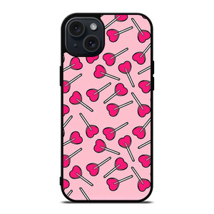 HEARTS LOLLIPOP iPhone 15 Plus Case Cover