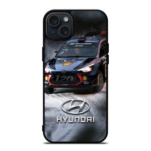 HYUNDAI RACING CAR LOGO iPhone 15 Plus Case Cover