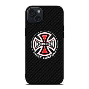 INDEPENDENT TRUCK COMPANY LOGO CARBON iPhone 15 Plus Case Cover