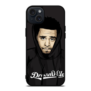 J. COLE FACE CARTOON iPhone 15 Plus Case Cover