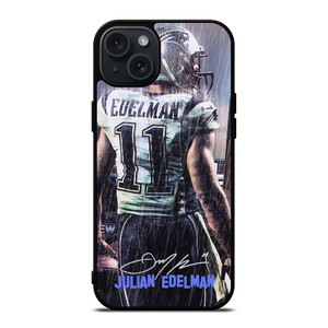 JULIAN EDELMAN PATRIOTS SIGNATURE iPhone 15 Plus Case Cover JULIAN EDELMAN PATRIOTS SIGNATURE iPhone 15 Plus Case Cover