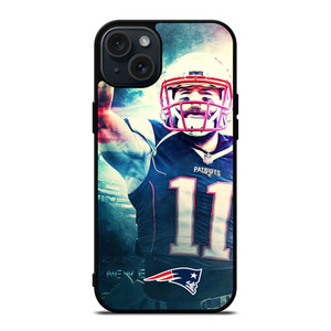 JULIAN EDELMAN PATRIOTS iPhone 15 Plus Case Cover JULIAN EDELMAN PATRIOTS iPhone 15 Plus Case Cover