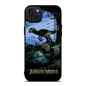 JURASSIC WORLD BLUE iPhone 15 Plus Case Cover JURASSIC WORLD BLUE iPhone 15 Plus Case Cover