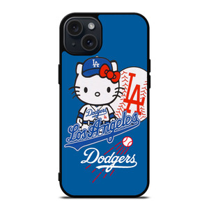 LA DODGERS HELLO KITTY 2 iPhone 15 Plus Case Cover