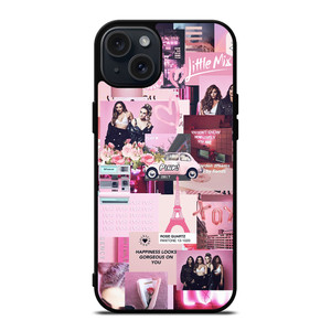 LITTLE MIX PINK COLLAGE iPhone 15 Plus Case Cover LITTLE MIX PINK COLLAGE iPhone 15 Plus Case Cover