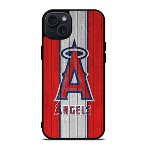 LOS ANGELES ANGELS WOODEN LOGO iPhone 15 Plus Case Cover LOS ANGELES ANGELS WOODEN LOGO iPhone 15 Plus Case Cover