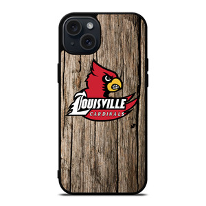 LOUISVILLE CARDINALS WOODEN iPhone 15 Plus Case Cover