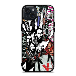 MAROON 5 COLLAGE iPhone 15 Plus Case Cover