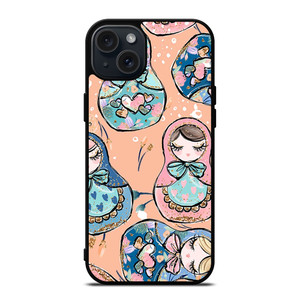 MATRYOSHKA NESTING DOLLS RUSSIAN ART 2 iPhone 15 Plus Case Cover