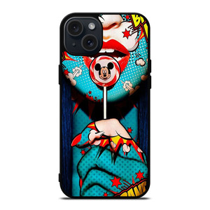 MICKEY MOUSE CANDY iPhone 15 Plus Case Cover