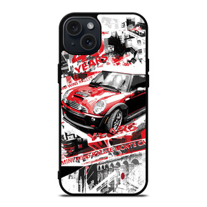 MINI COOPER RACING iPhone 15 Plus Case Cover MINI COOPER RACING iPhone 15 Plus Case Cover