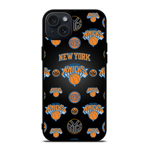 NEW YORK KNICKS PATTERN iPhone 15 Plus Case Cover NEW YORK KNICKS PATTERN iPhone 15 Plus Case Cover