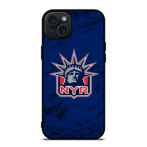 NEW YORK RANGERS MARBLE iPhone 15 Plus Case Cover NEW YORK RANGERS MARBLE iPhone 15 Plus Case Cover