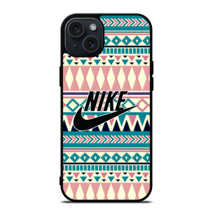 NIKE AZTEC PATTERN iPhone 15 Plus Case Cover