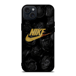 NIKE GOLD FLOWER iPhone 15 Plus Case Cover
