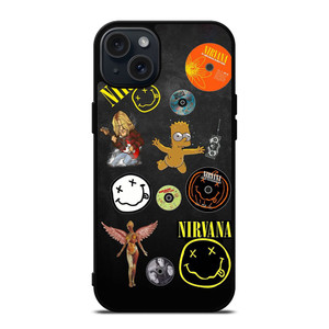 NIRVANA ROCK BAND ART iPhone 15 Plus Case Cover NIRVANA ROCK BAND ART iPhone 15 Plus Case Cover