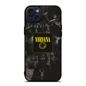 NIRVANA ROCK BAND LOGO iPhone 15 Plus Case Cover NIRVANA ROCK BAND LOGO iPhone 15 Plus Case Cover