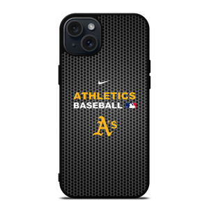 OAKLAND ATHLETICS METAL LOGO 2 iPhone 15 Plus Case Cover OAKLAND ATHLETICS METAL LOGO 2 iPhone 15 Plus Case Cover