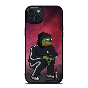 PEPE THE SMUG SAD iPhone 15 Plus Case Cover