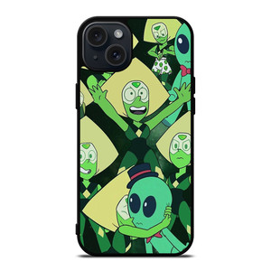PERIDOT STEVEN UNIVERSE COLLAGE iPhone 15 Plus Case Cover PERIDOT STEVEN UNIVERSE COLLAGE iPhone 15 Plus Case Cover