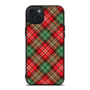 PLAID CHRISTMAS iPhone 15 Plus Case Cover