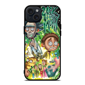 RICK AND MORTY ART 1 iPhone 15 Plus Case Cover