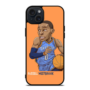 RUSSELL WESTBROOK CARTOON iPhone 15 Plus Case Cover RUSSELL WESTBROOK CARTOON iPhone 15 Plus Case Cover