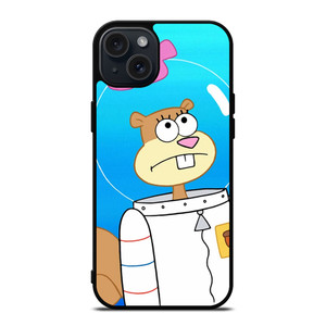 SANDY CHEEKS CARTOON iPhone 15 Plus Case Cover