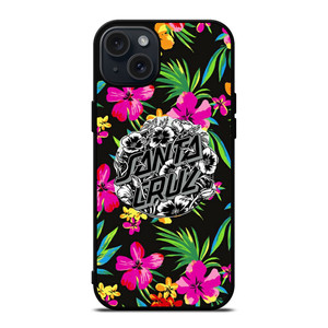 SANTA CRUZ SKATEBOARDS FLOWER iPhone 15 Plus Case Cover