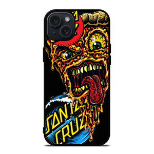 SANTA CRUZ SKATEBOARDS PIZZA iPhone 15 Plus Case Cover