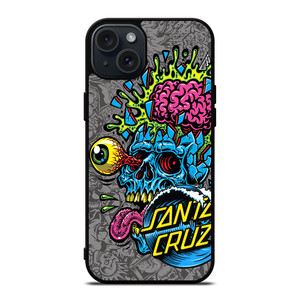 SANTA CRUZ SKATEBOARDS SKULL iPhone 15 Plus Case Cover