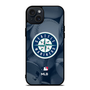 SEATTLE MARINERS MLB LOGO iPhone 15 Plus Case Cover SEATTLE MARINERS MLB LOGO iPhone 15 Plus Case Cover