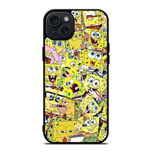 SPONGEBOB COLLAGE iPhone 15 Plus Case Cover
