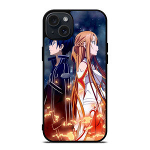 SWORD ART ONLINE KIRITO AND ASUNA 2 iPhone 15 Plus Case Cover SWORD ART ONLINE KIRITO AND ASUNA 2 iPhone 15 Plus Case Cover