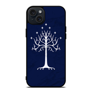 TREE OF GONDOR MARBLE LOGO iPhone 15 Plus Case Cover