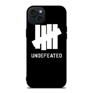 UNDEFEATED BLACK LOGO iPhone 15 Plus Case Cover