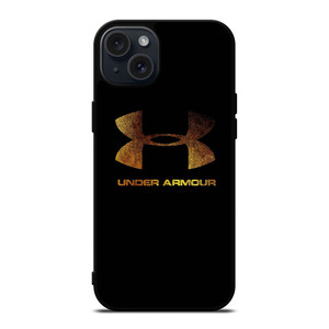 UNDER ARMOUR GOLD LOGO iPhone 15 Plus Case Cover UNDER ARMOUR GOLD LOGO iPhone 15 Plus Case Cover