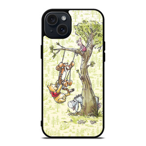 WINNIE THE POOH TREE iPhone 15 Plus Case Cover WINNIE THE POOH TREE iPhone 15 Plus Case Cover
