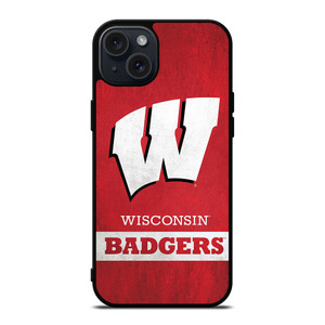 WISCONSIN BADGERS 3 iPhone 15 Plus Case Cover
