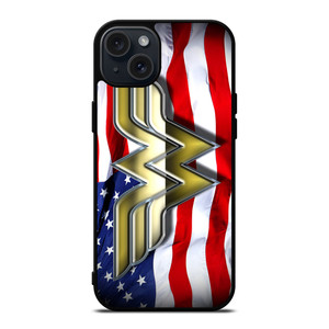 WONDER WOMAN AMERICAN iPhone 15 Plus Case Cover