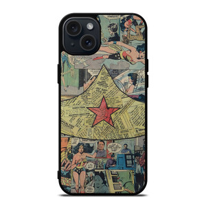 WONDER WOMAN LOGO ART iPhone 15 Plus Case Cover WONDER WOMAN LOGO ART iPhone 15 Plus Case Cover