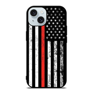 AMERICAN THIN BLACK iPhone 15 Case Cover